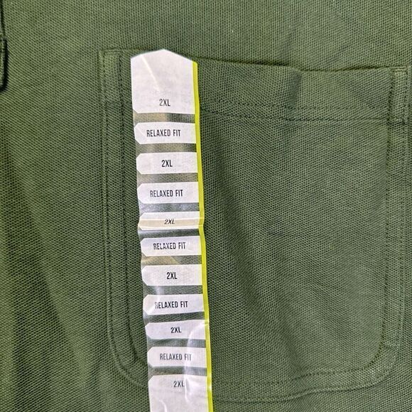 Duluth Trading Co Men’s Size 2XL Polo Shirt with Pocket Green Relaxed Fit NWT - Picture 6 of 9
